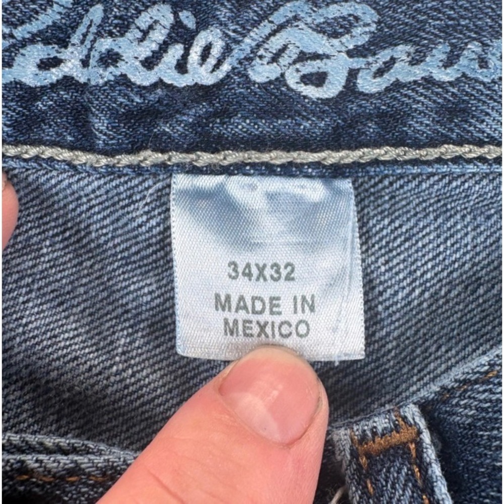 Eddie Bauer Jeans Mens 32x30 (Tag 34x32) Original Fit Straight Leg Blue Denim - Picture 2 of 11
